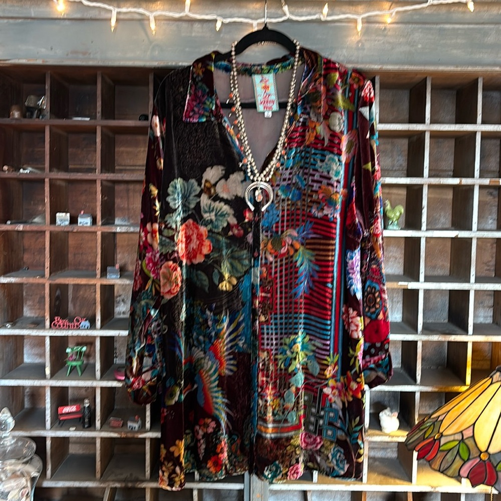 Johnny Was Velvet Tunic 1X